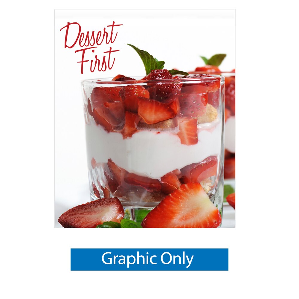 Mini-Slider Banner — 5x8 Graphic Only with 4 Pole Packets